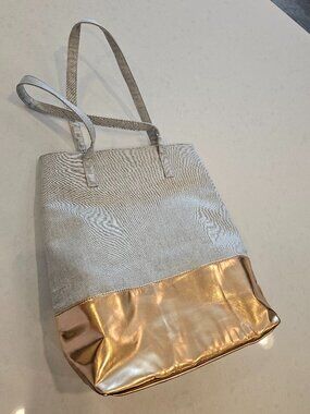 Ultra CHI Tote Beach Accessory Bag - Canvas & Copper